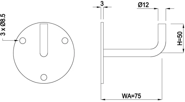 Wandkonsolen INOXTECH