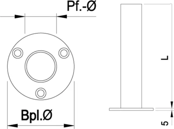 Brüstungspfosten INOXTECH