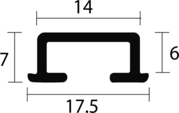 Vorhangschienen Maxi (VS-57) 