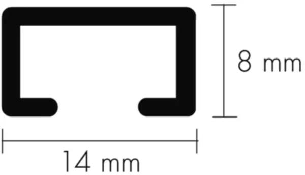 Vorhangschienen Maxi (VS-57) 