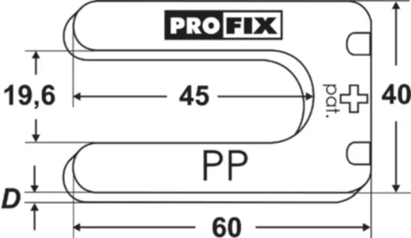 Distanzplättchen PROFIX