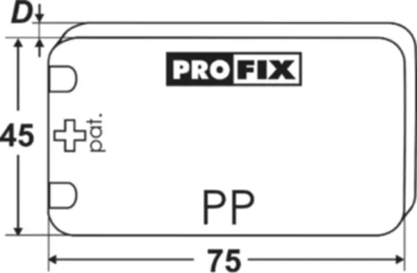 Distanz- Unterlagsplättchen PROFIX