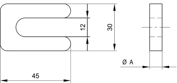 Distanzplättchen 