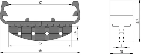 Lamellenklammern KNAPP® Deklick K011