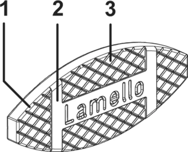 Verbindungsplättchen LAMELLO
