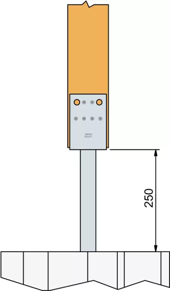 Pfostenstützen SIMPSON Strong-Tie PL