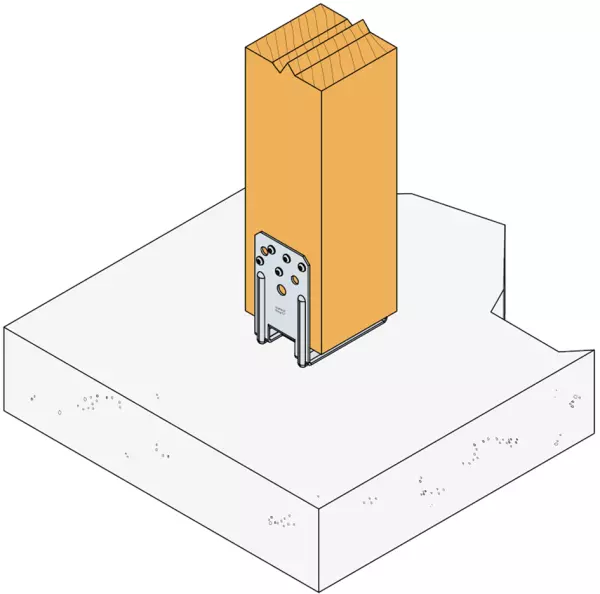 Pfostenstützen SIMPSON Strong-Tie PU