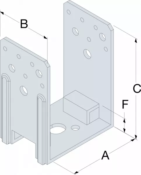 Pfostenstützen SIMPSON Strong-Tie PU