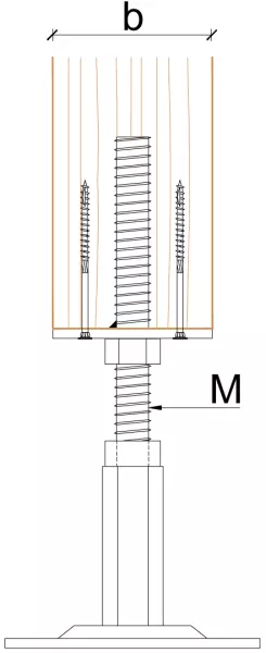 Supports de poteau ROTHOBLAAS