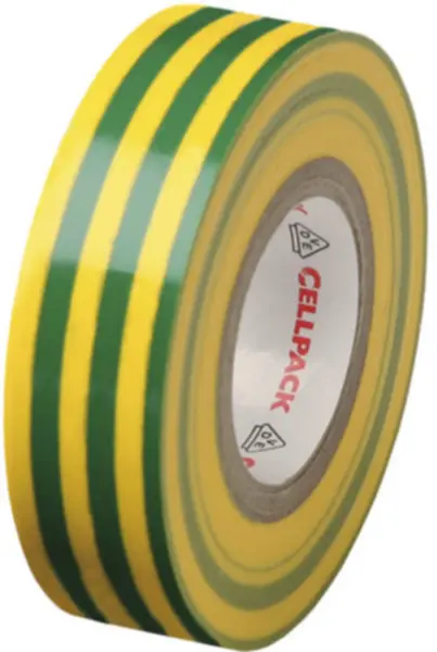 Isolierbänder CELLPACK 128 grün / gelb