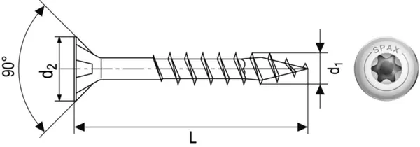 Spanplattenschrauben SPAX®