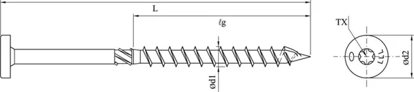 Holzbau-Konstruktionsschrauben Fehr Braunwalder Speedo Top