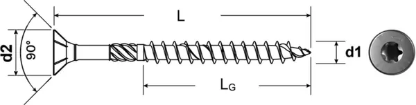 Spanplattenschrauben 