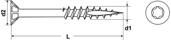 Spanplattenschrauben Vario