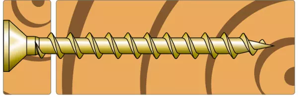 Coil-Spanplattenschrauben SIMPSON Strong-Tie WSC