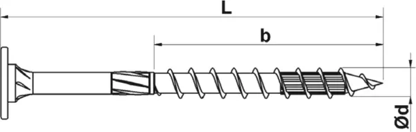 Holzbau-Konstruktionsschrauben RAPID SuperSenkFix