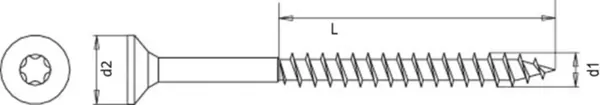 Spanplattenschrauben REISSER Q200 Plus