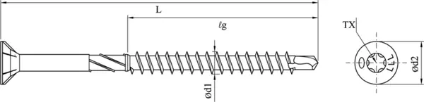 Holzbohrschrauben EUROTEC