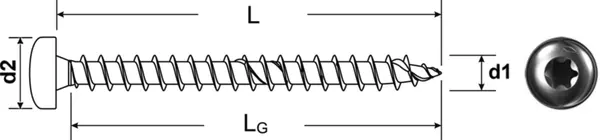 Spanplattenschrauben 