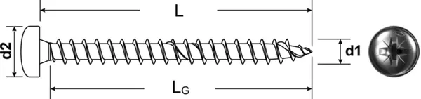 Spanplattenschrauben 