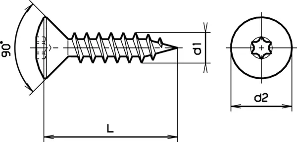 Spanplattenschrauben 