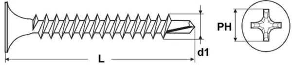 Schnellbau-Bohrschrauben 