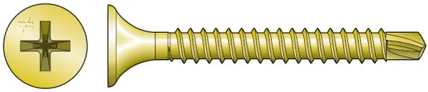 Schnellbau-Bohrschrauben Streifen SIMPSON Strong-Tie DWF-SD