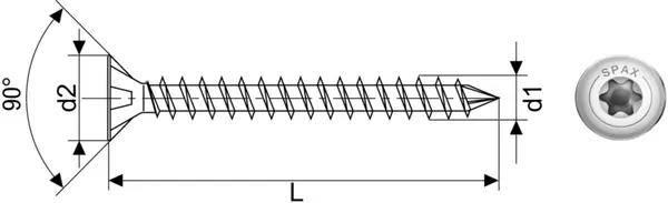 Viti per costruzioni SPAX® Wirox