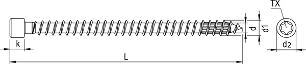 Vollgewindeschrauben REISSER RN H9294 / V9294