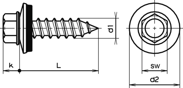 Fassadenschrauben EJOT JA2-6,5