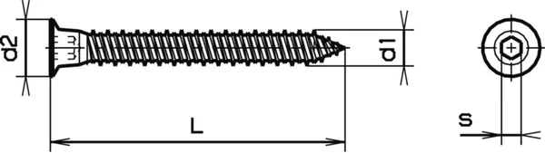 Rahmenschrauben TOPROC Rafix-K