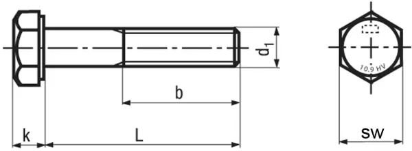 Metallschrauben HV 