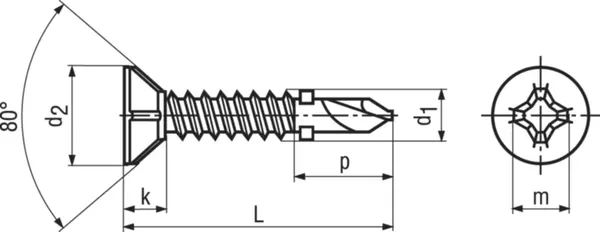 Flügelbohrschrauben BOSSARD