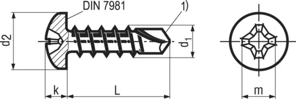 Bohrschrauben ecosyn® -dril Form N