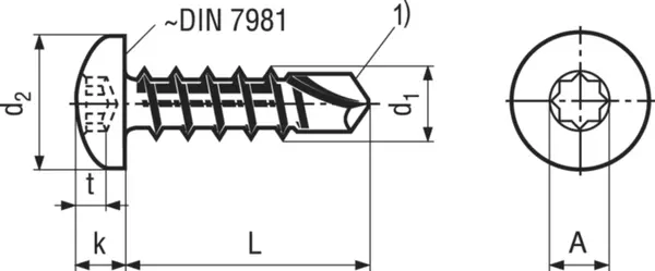 Vis autoperceuses ecosyn®-drill ecosyn® -drill