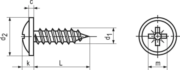 Blechschrauben mit Bund BOSSARD