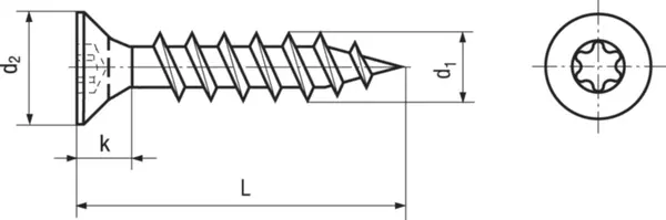 Spanplattenschrauben BOSSARD