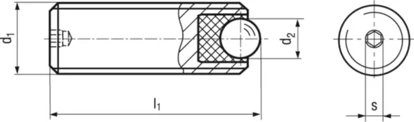 Kugelrollen einschraubbar HALDER EH 2275