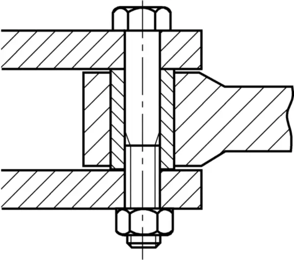 Distanzhalter rund BOSSARD