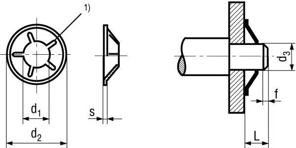 Sicherungsscheiben BENZING Quicklock® Typ BQ