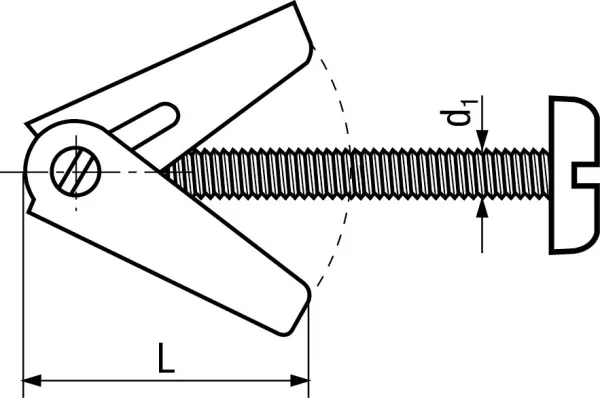 Federklappdübel TILCA