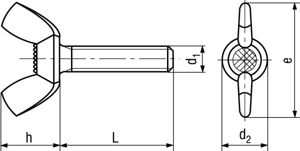 Flügelschrauben BOSSARD