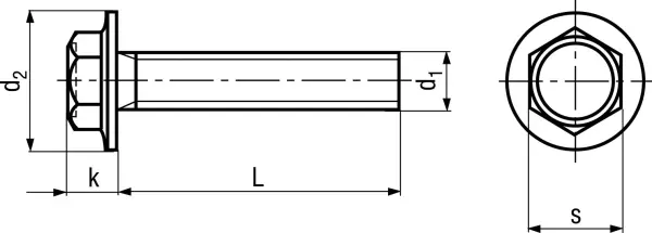 Metallschrauben mit Flansch BOSSARD