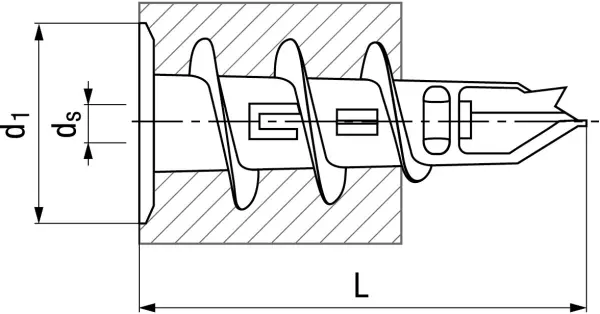 Gipskartondübel MUNGO MFJ32