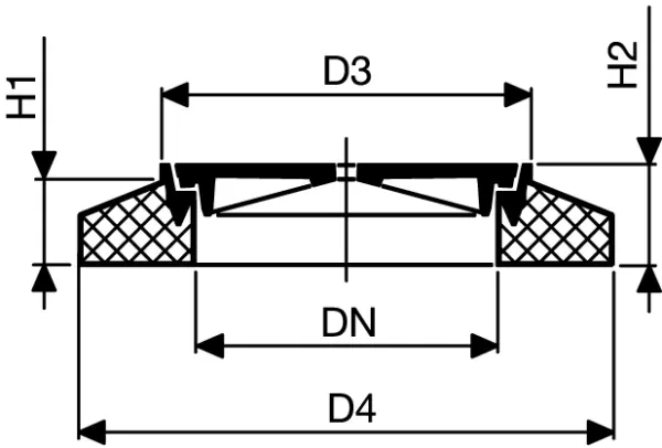 Schachtabdeckungen vonRoll hydro 2633 NIVROLL