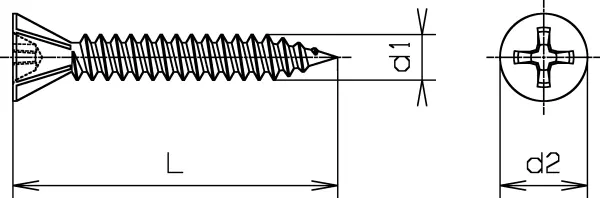 Vis de fixation rapides FERRONORM