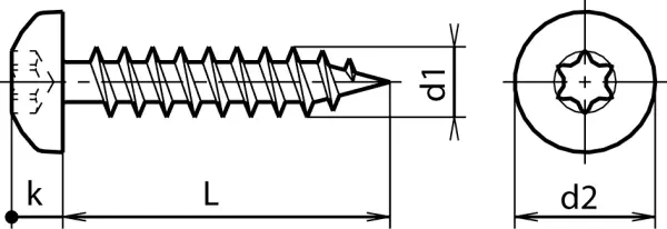 Vis pour panneaux agglomérés FERRONORM