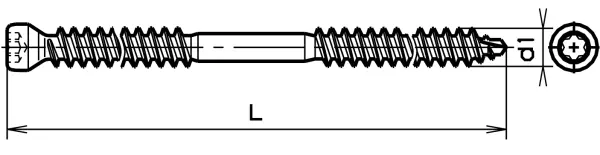 Holzbau-Konstruktionsschrauben WT-T