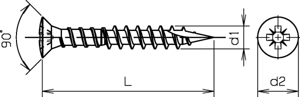 Fensterbeschlag-Schrauben 