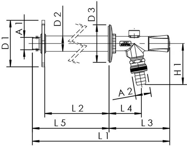 Aussenarmaturen KEMPER Frosti-plus 574 00